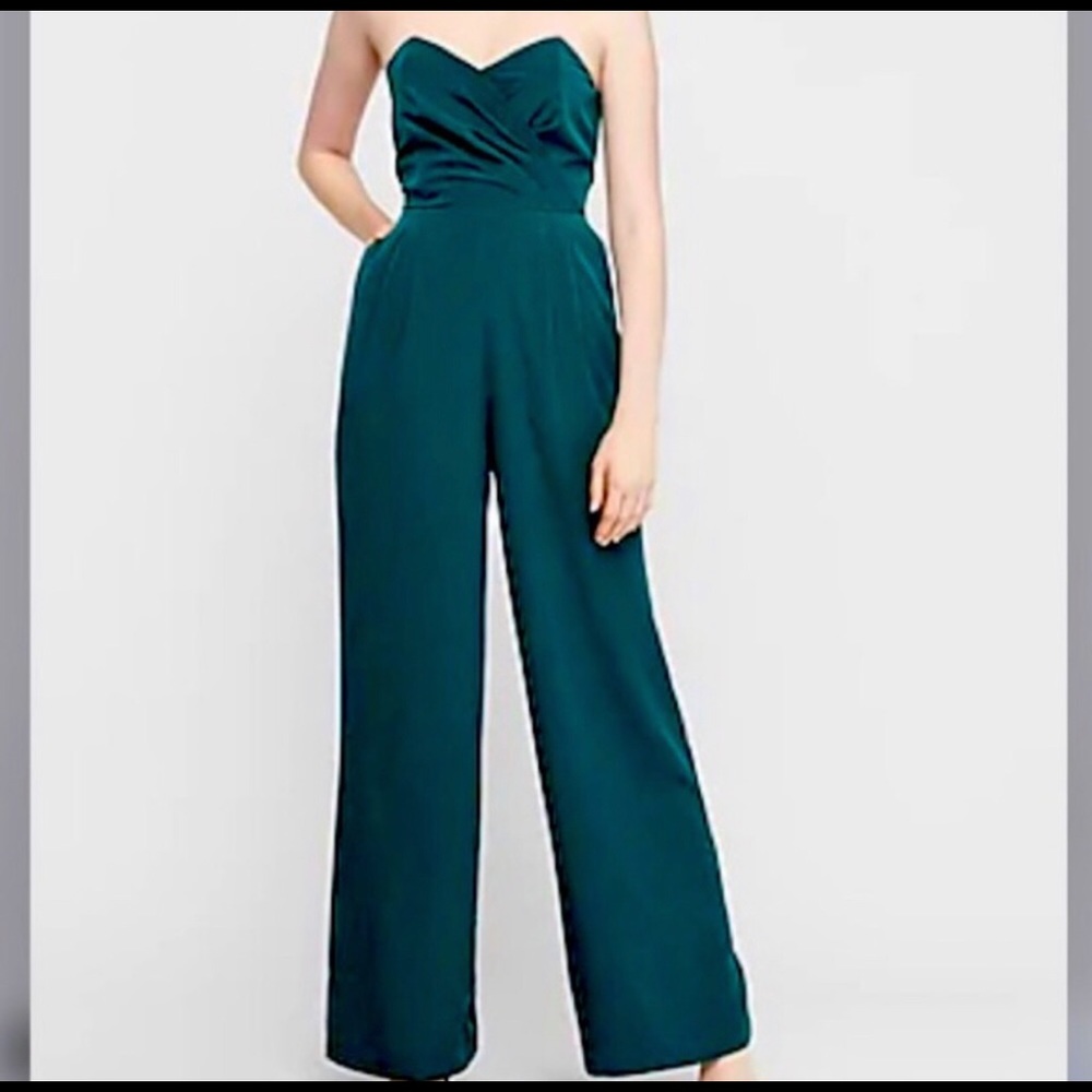 Dark Teal Express Jumpsuit with Pockets